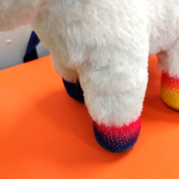 ✓Dan Dee Collectors Choice Unicorn Plush 8" Rainbow White Stuffed Animal - Picture 8 of 14